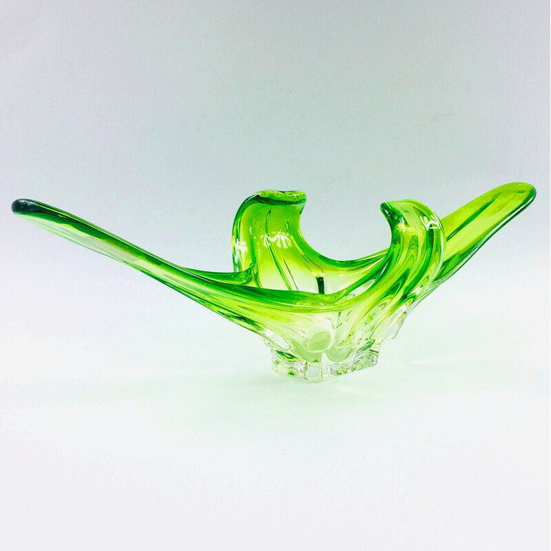 Vintage Murano glass centerpiece by Fratelli Toso Chambord, Italy 1960s