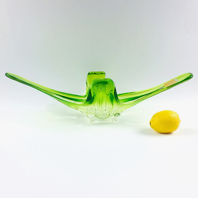 Vintage Murano glass centerpiece by Fratelli Toso Chambord, Italy 1960s