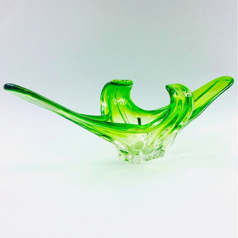 Vintage Murano glass centerpiece by Fratelli Toso Chambord, Italy 1960s