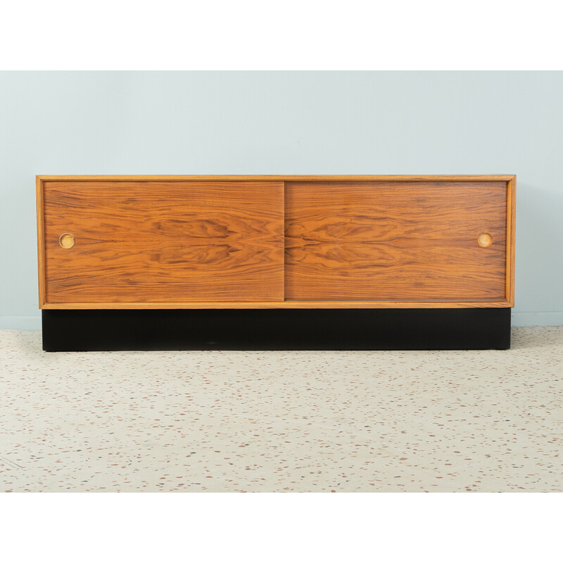 Vintage walnut veneer and formica sideboard by Lothar Wegner, 1960s