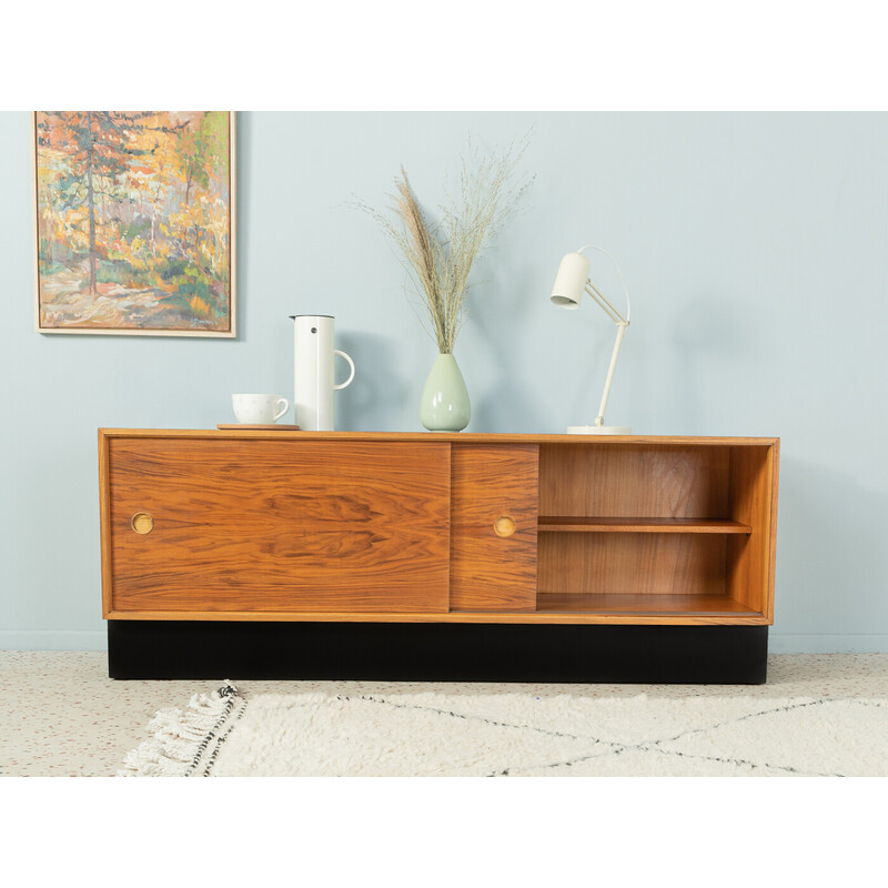 Vintage walnut veneer and formica sideboard by Lothar Wegner, 1960s