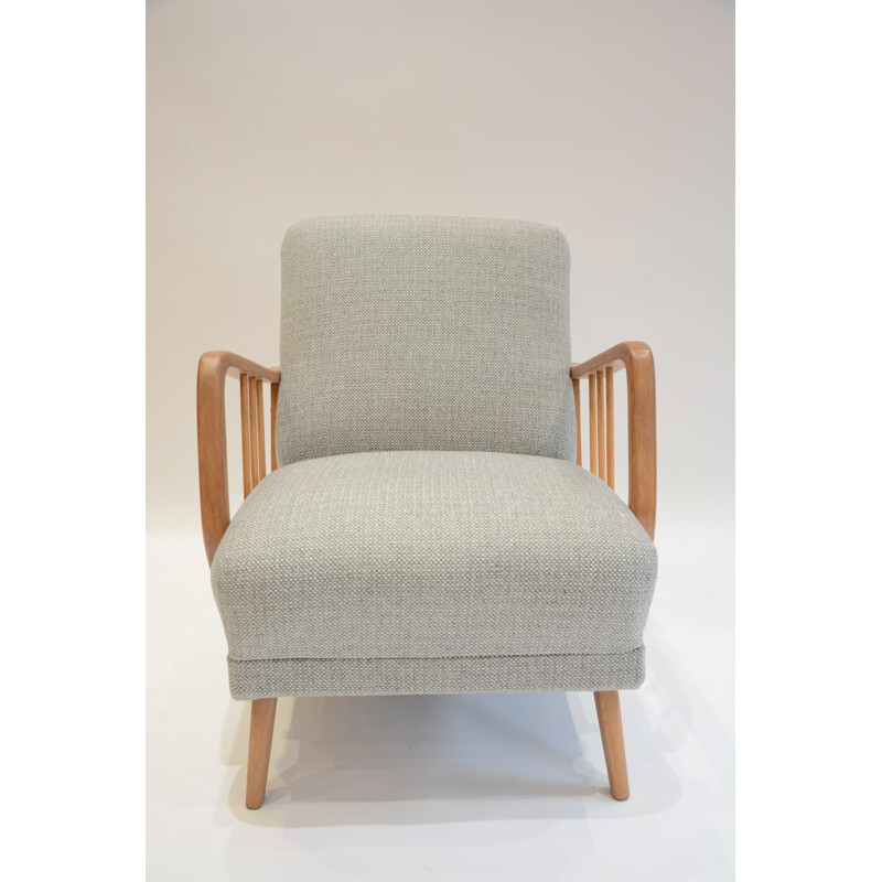 Fauteuil allemand accoudoirs fins - 1970