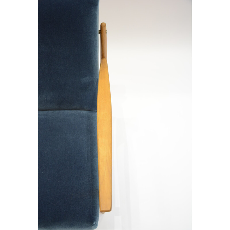 Czechoslovak armchairs Ton in blue ocean - 1960s