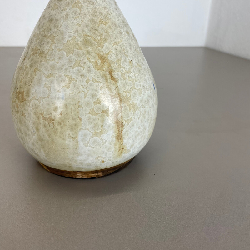 Vintage abstract ceramic pottery vase by Gerhard Liebenthron, Germany 1970s
