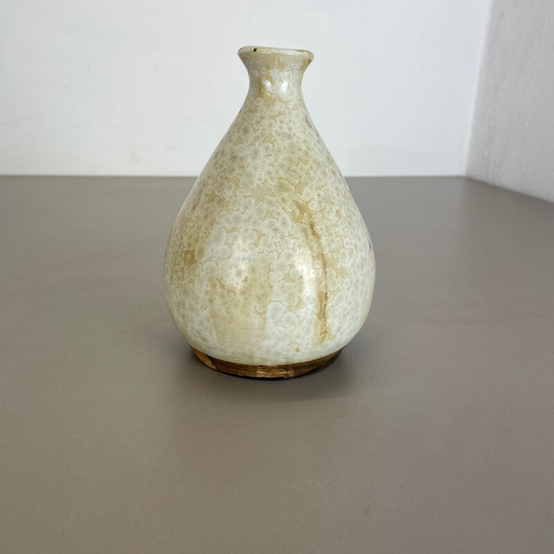 Vaso astratto vintage in ceramica di Gerhard Liebenthron, Germania, anni '70