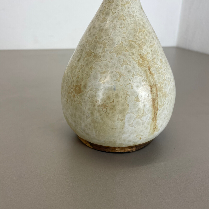 Vase vintage abstrait en céramique de Gerhard Liebenthron, Allemagne 1970
