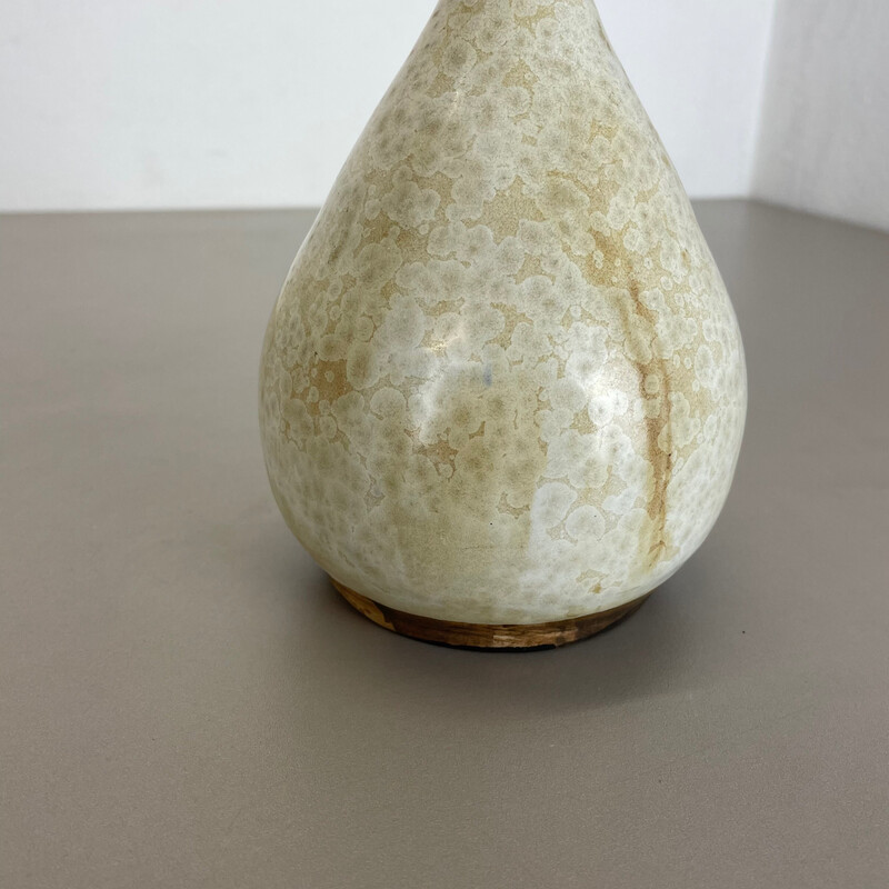 Vintage abstract ceramic pottery vase by Gerhard Liebenthron, Germany 1970s