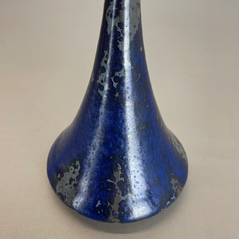 Vintage vaso de cerâmica abstracto por Gerhard Liebenthron, Alemanha Anos 60