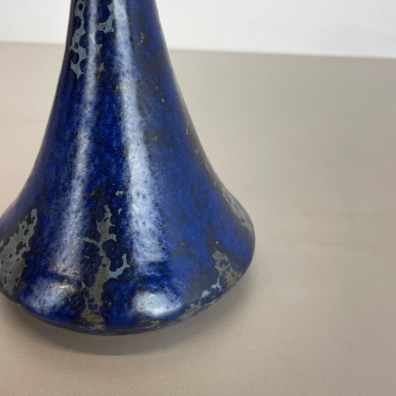 Vintage abstract ceramic pottery vase by Gerhard Liebenthron, Germany 1960s