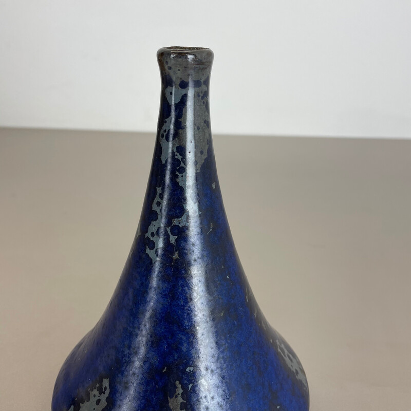 Vase abstrait vintage en céramique de Gerhard Liebenthron, Allemagne 1960