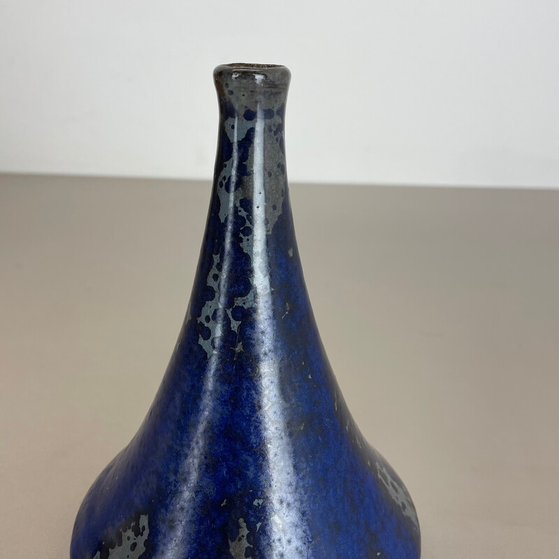 Vintage vaso de cerâmica abstracto por Gerhard Liebenthron, Alemanha Anos 60