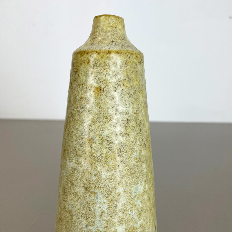 Vintage abstract ceramic pottery vase by Gerhard Liebenthron, Germany 1960s