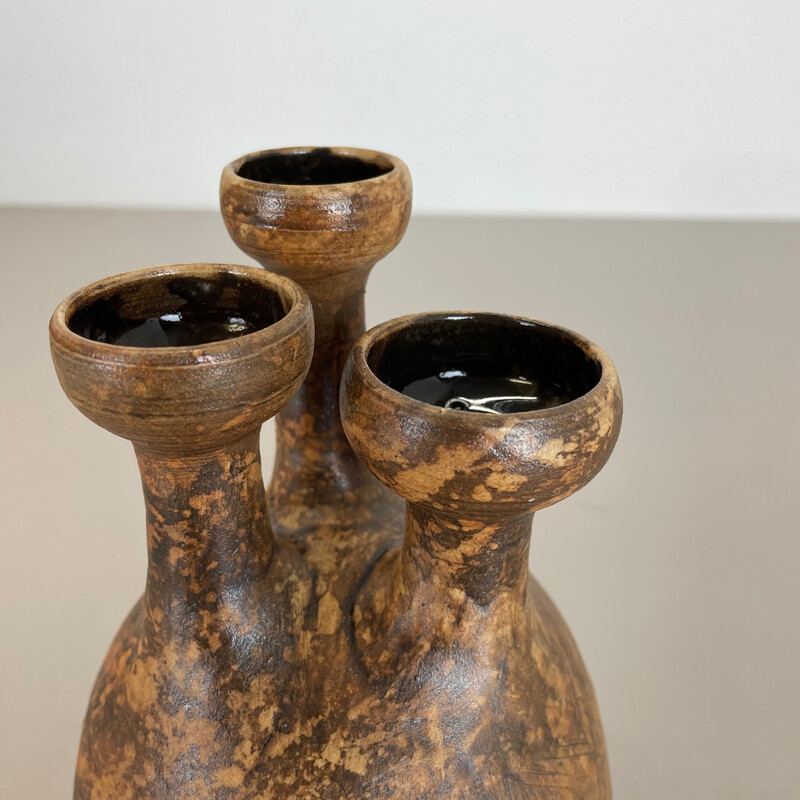 Abstrakte Vase aus Keramik von Gerhard Liebenthron, Deutschland 1970er Jahre