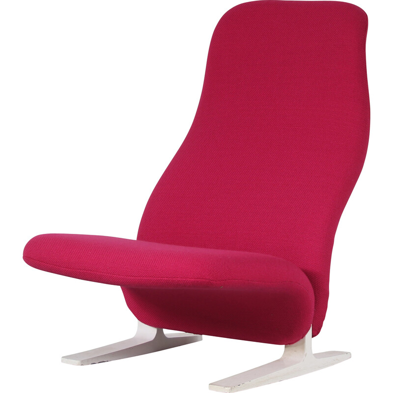 Fauteuil longue vintage "Concorde" en métal par Pierre Paulin pour Artifort, Pays-Bas 1970