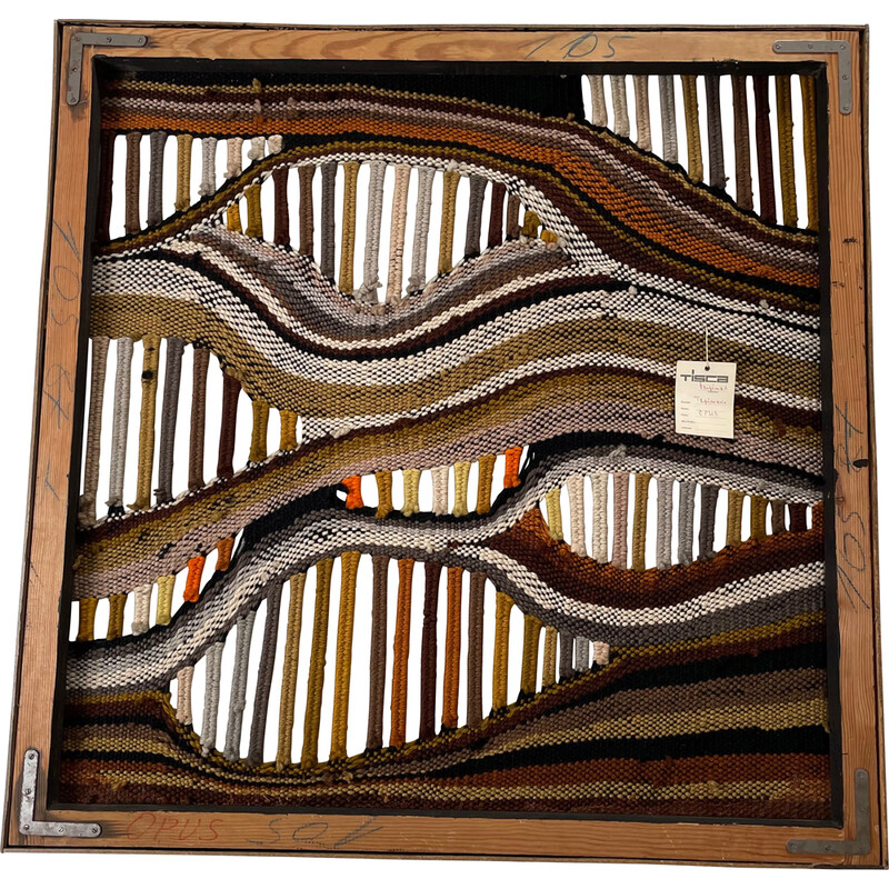 Vintage wool wall rug by K.H. Kaeppel for Tisca Tapestry, Germany 1970s