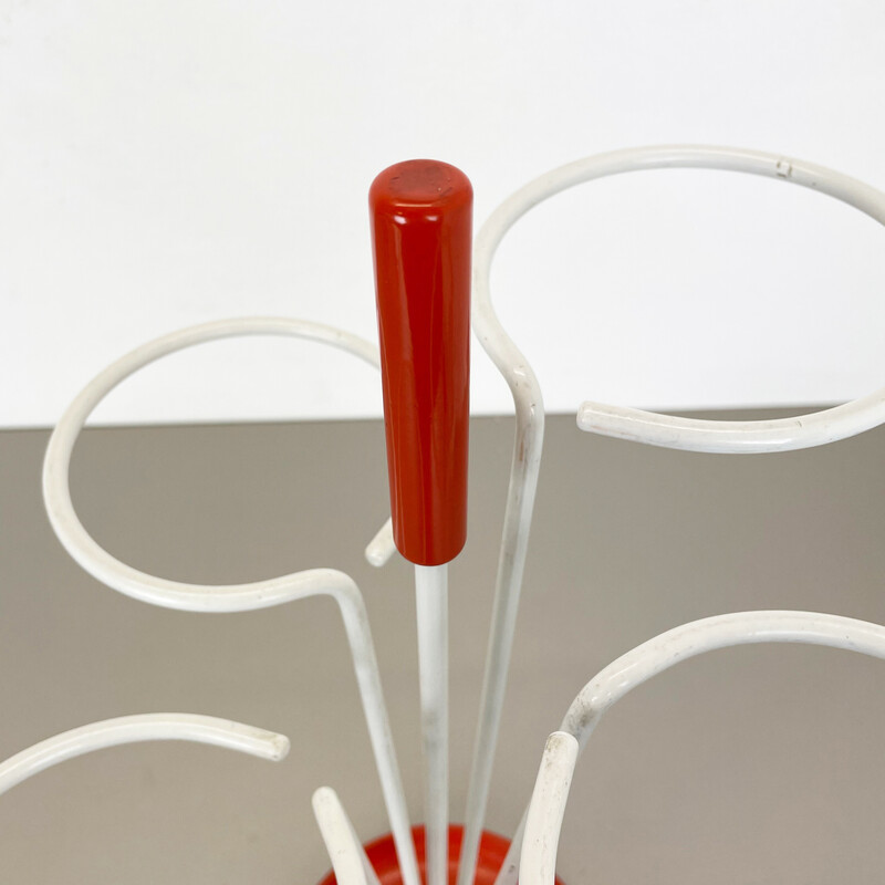 Vintage metal and plastic umbrella stand, Germany 1960s