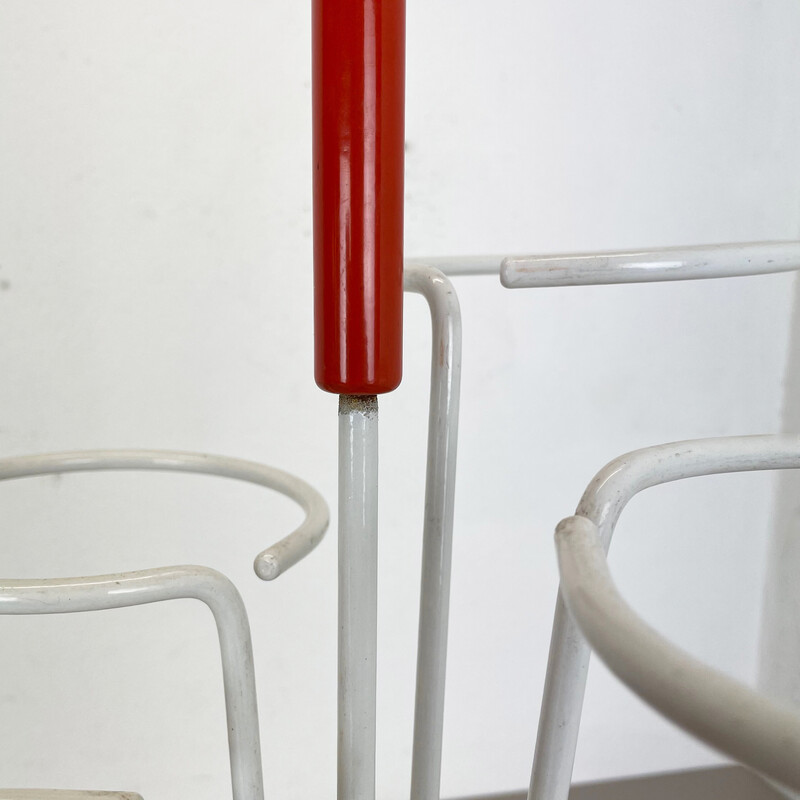 Vintage metal and plastic umbrella stand, Germany 1960s