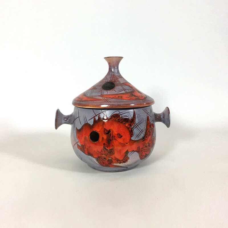 Vallauris ceramic pot - 1960s