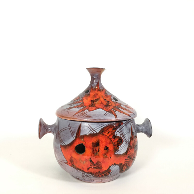 Vallauris ceramic pot - 1960s