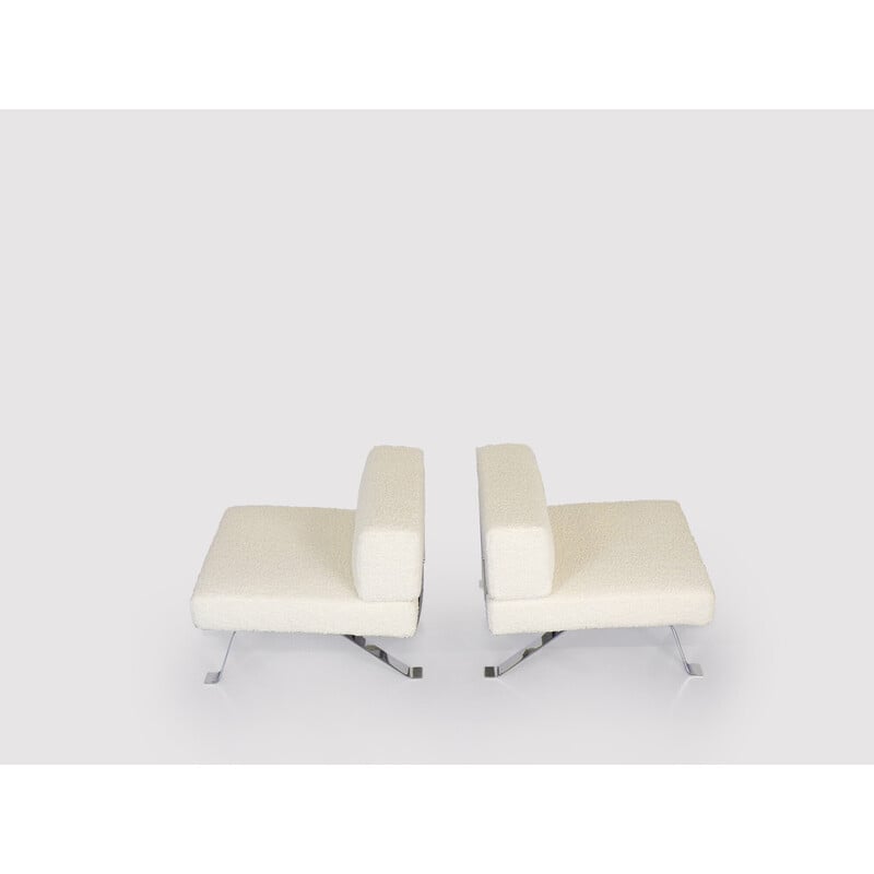 Pair of vintage Ombra lounge chairs by Charlotte Perriand for Cassina, 1953