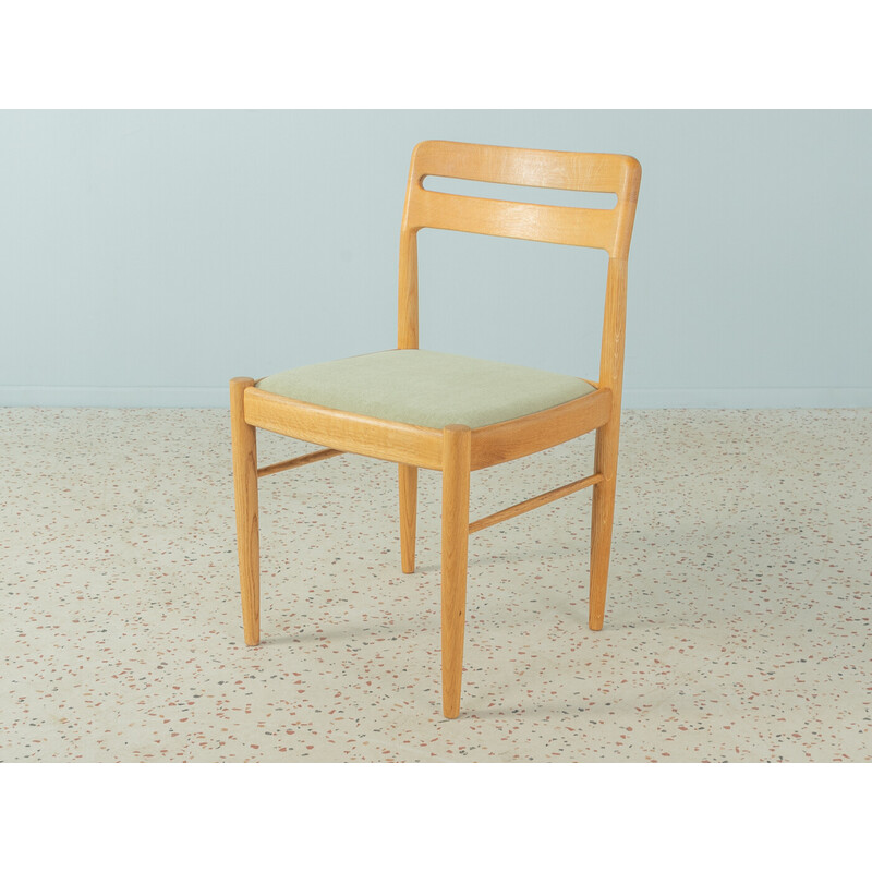 Set of 4 vintage oakwood chairs by H.W. Klein for Bramin, Denmark 1960s