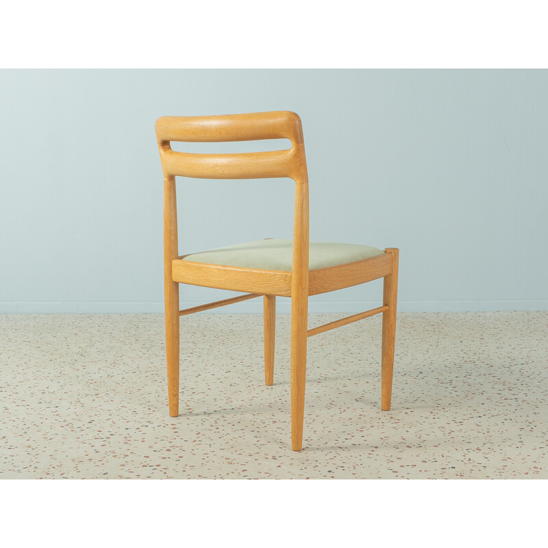 Juego de 4 sillas vintage de madera de roble de H.W. Klein para Bramin, Dinamarca Años 60