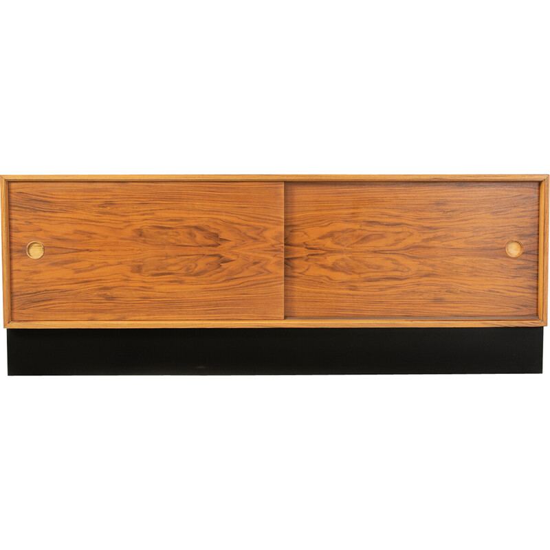 Vintage walnut veneer and formica sideboard by Lothar Wegner, 1960s