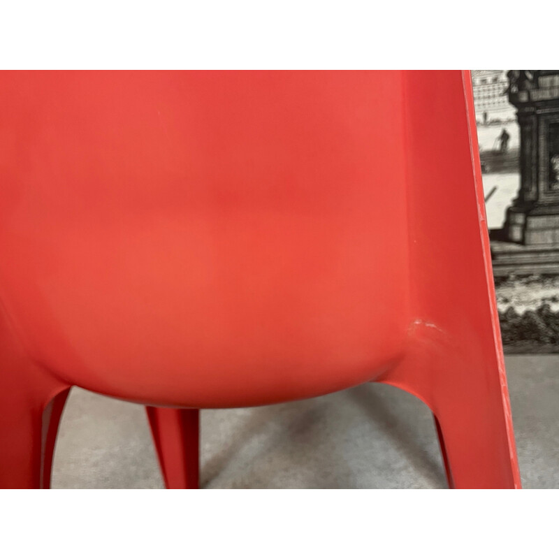 Vintage stapelbare stoel in glasvezel "Ba 1171" van Helmut Bätzner voor Bofinger, Duitsland 1960
