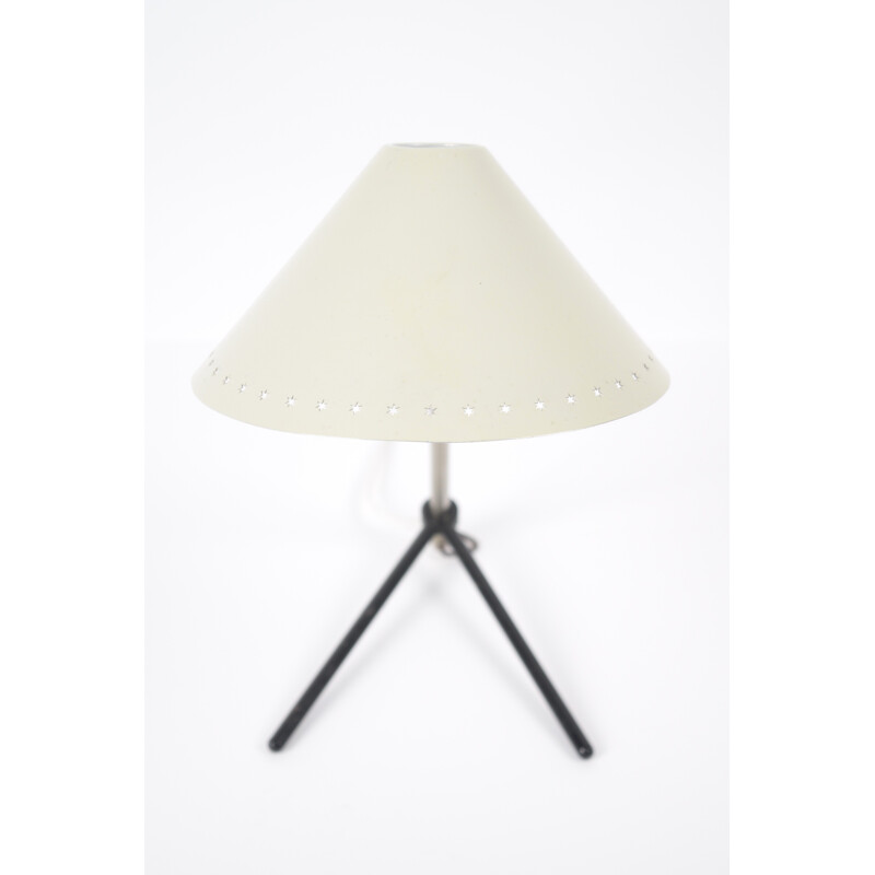 Pinocchio light grey desk lamp by Busquet for Hala Zeist - 1950s