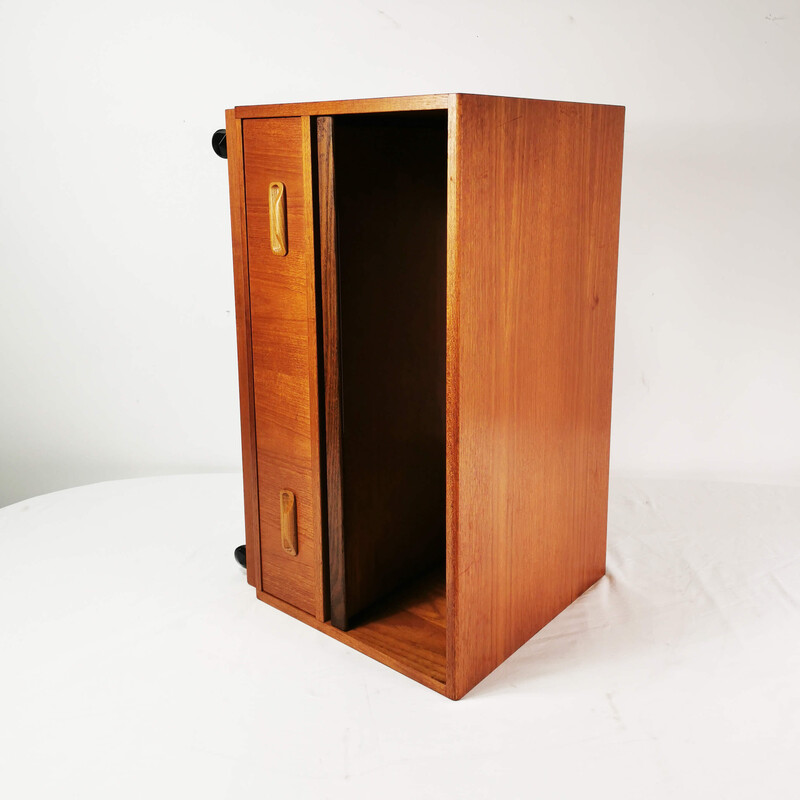 Vintage teak TV cabinet by V. Wilkins for Gplan, England 1960s