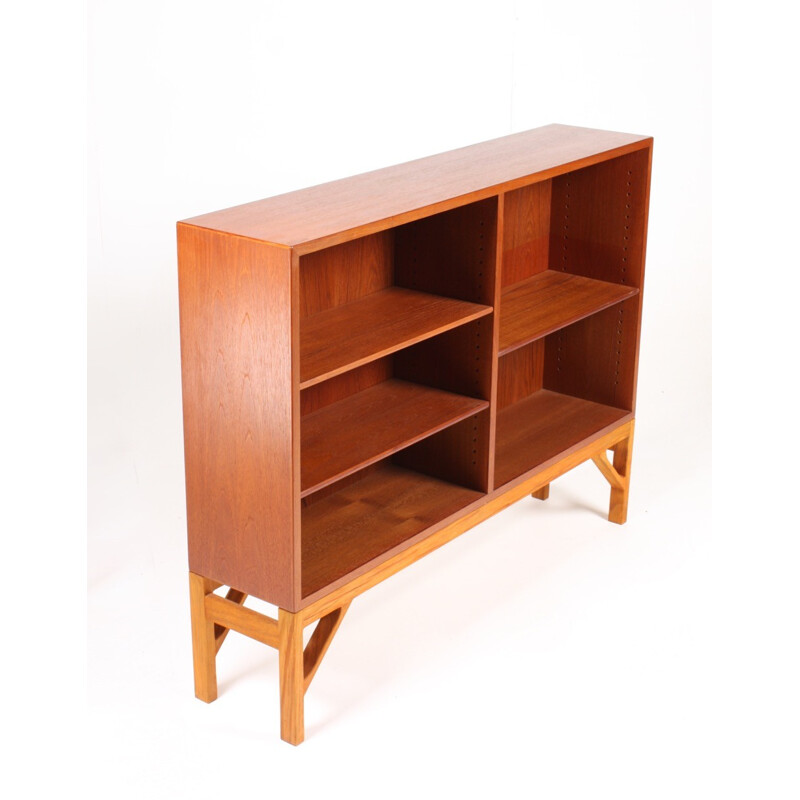 Vintage Danish Bookcase in Teak by Børge Mogensen for FDB - 1960s