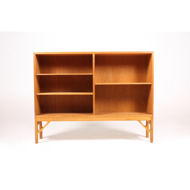 Vintage Danish Oak Bookcase by Børge Mogensen for FDB, 1960s