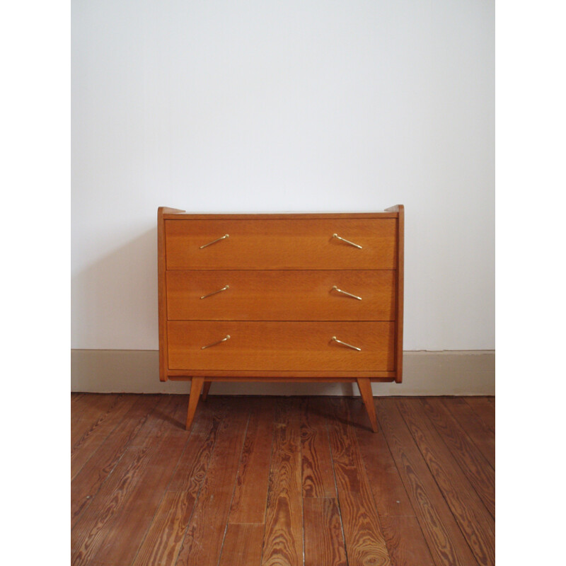 Oak chest of drawers - 1950s