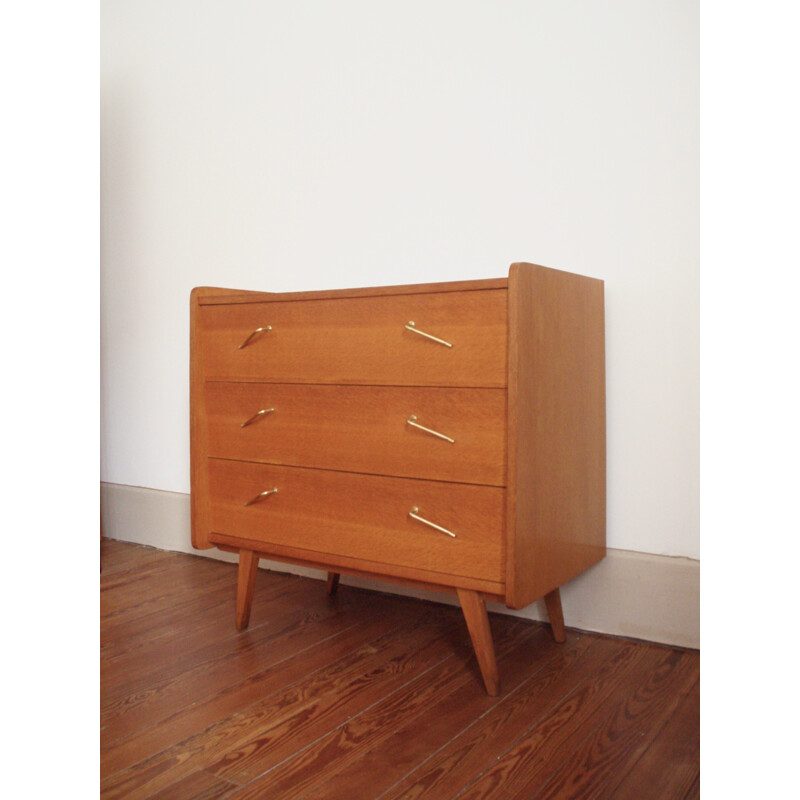 Oak chest of drawers - 1950s