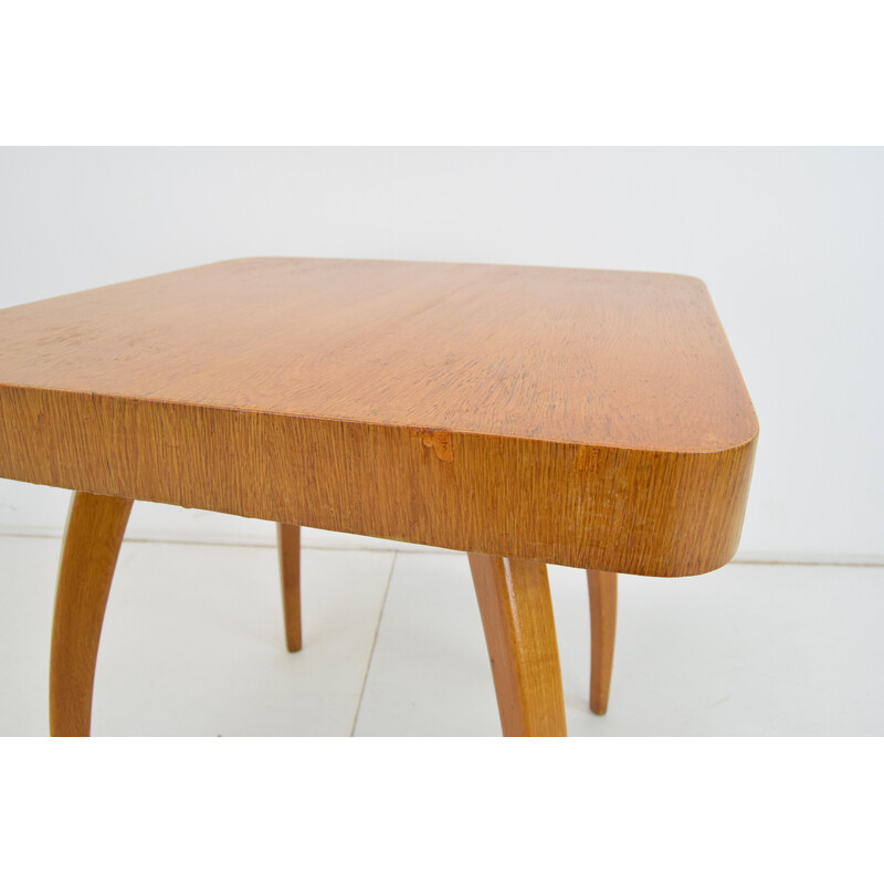 Vintage Spider wooden coffee table by Jindrich Halabala, Czechoslovakia 1950s