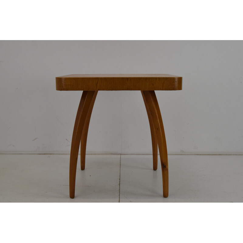 Vintage Spider Couchtisch aus Holz von Jindrich Halabala, Tschechoslowakei 1950er Jahre