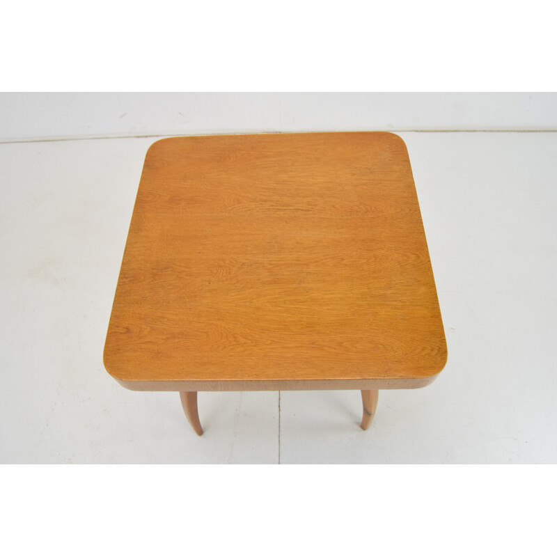 Vintage Spider wooden coffee table by Jindrich Halabala, Czechoslovakia 1950s