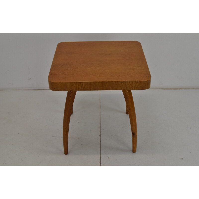 Vintage Spider wooden coffee table by Jindrich Halabala, Czechoslovakia 1950s