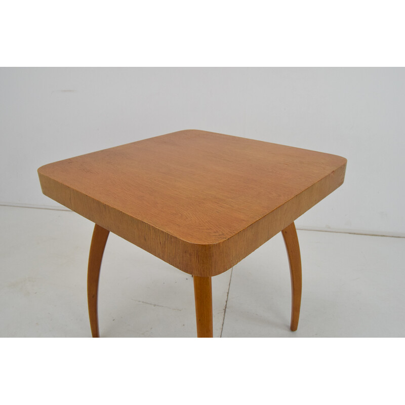 Vintage Spider wooden coffee table by Jindrich Halabala, Czechoslovakia 1950s