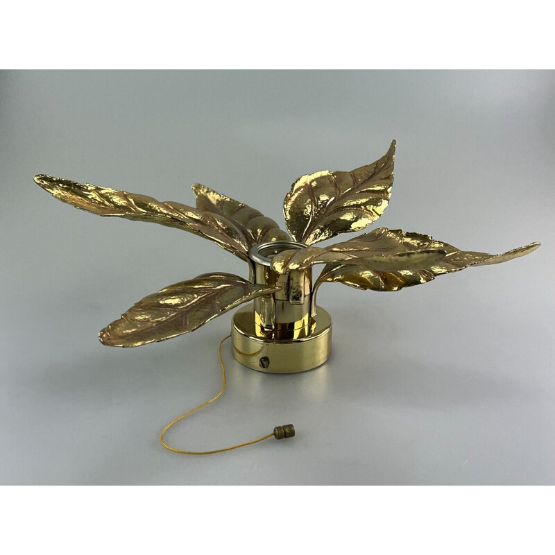 Vintage brass wall lamp by Willy Daro for Massive, 1960-1970s