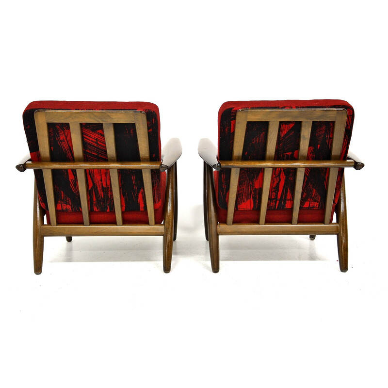 Vintage living room set "Cigar chair Ge 240" by Hans J. Wegner, Denmark 1960