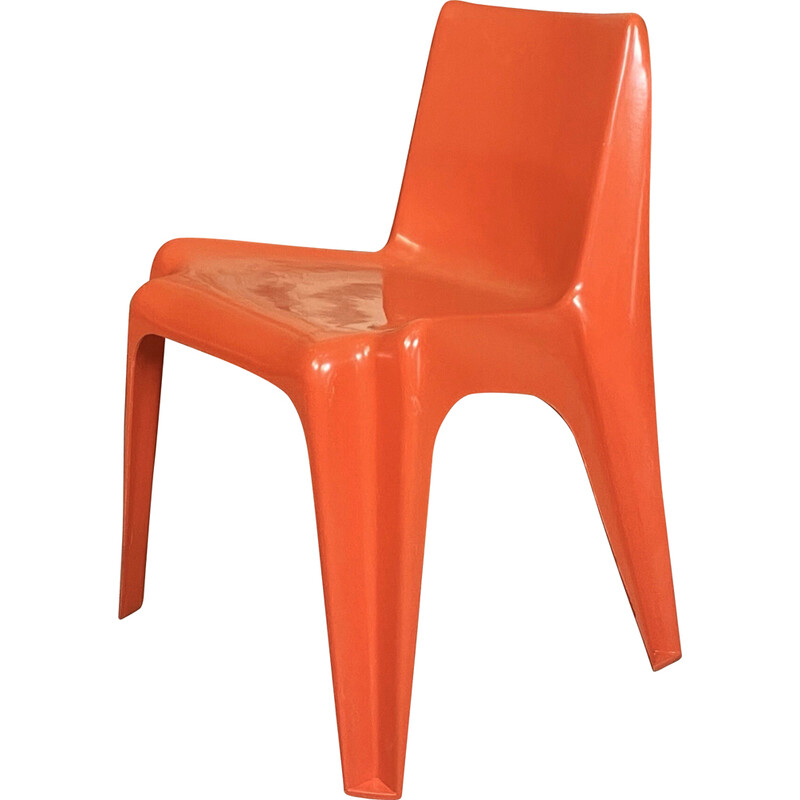 Vintage stacking chair in fiberglass "Ba 1171" by Helmut Bätzner for Bofinger, Germany 1960s