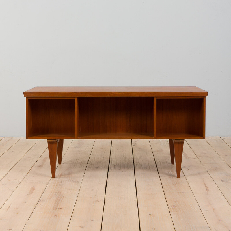 Danish vintage teak executive desk, 1960s