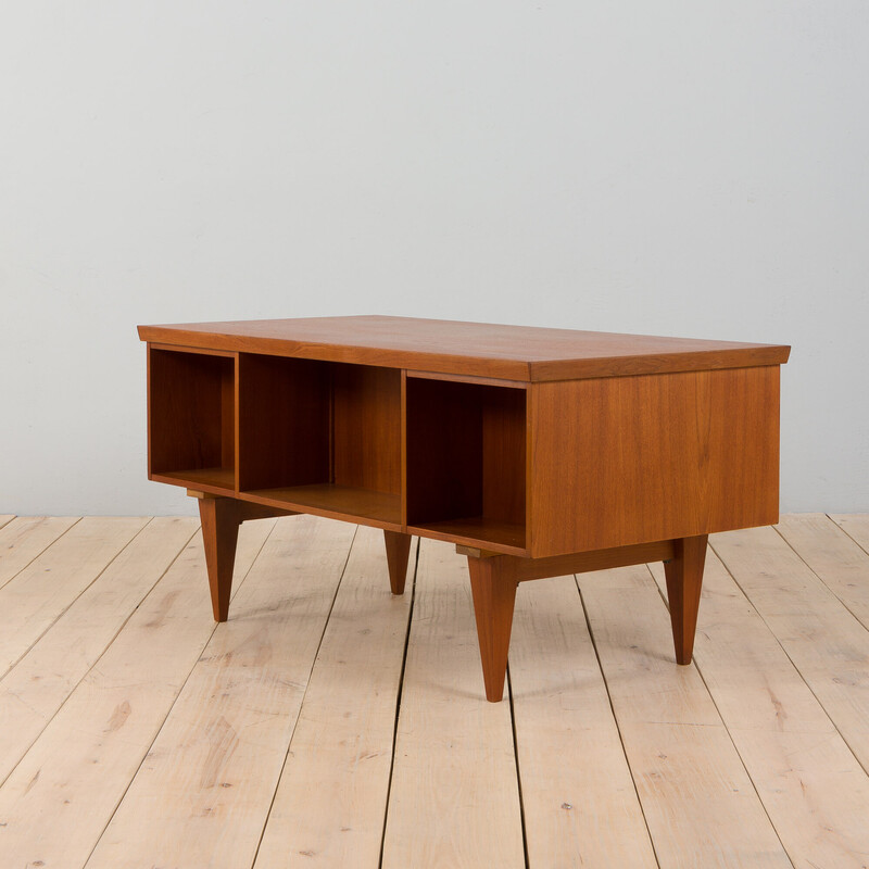 Deens vintage teakhouten bureau, 1960