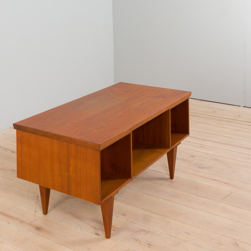 Deens vintage teakhouten bureau, 1960