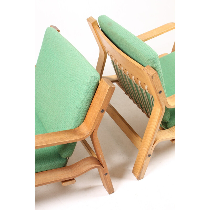 Paire de fauteuils danois par Hans Wegner pour Getama - 1960