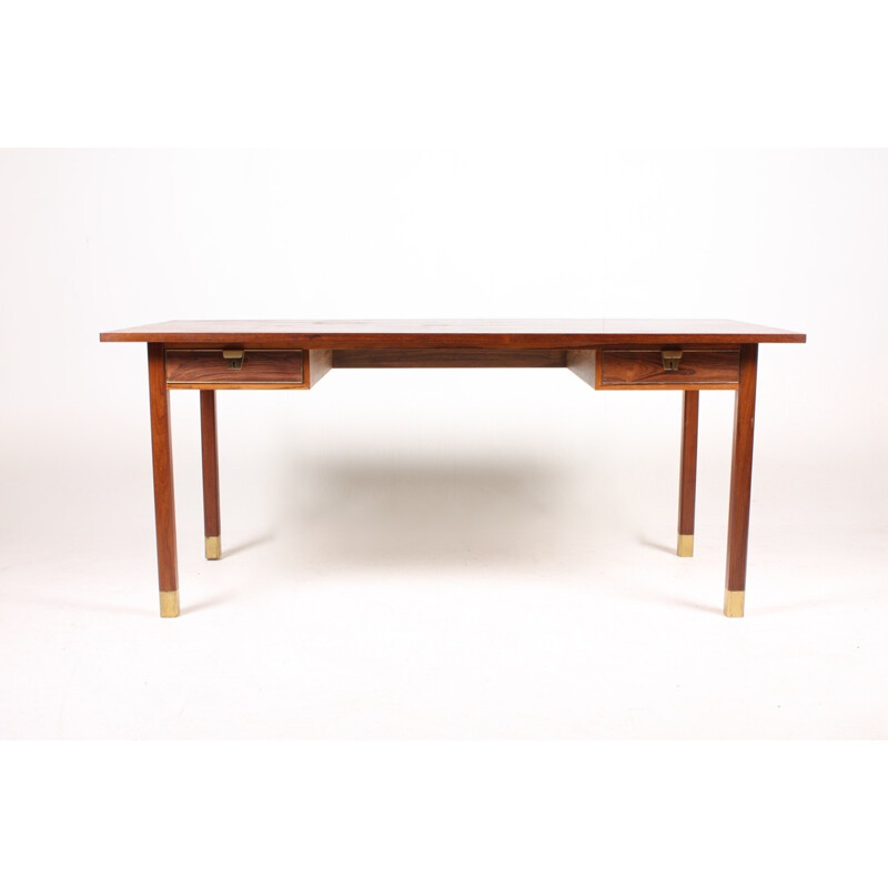 Danish Rosewood Cabinetmaker Desk - 1960s