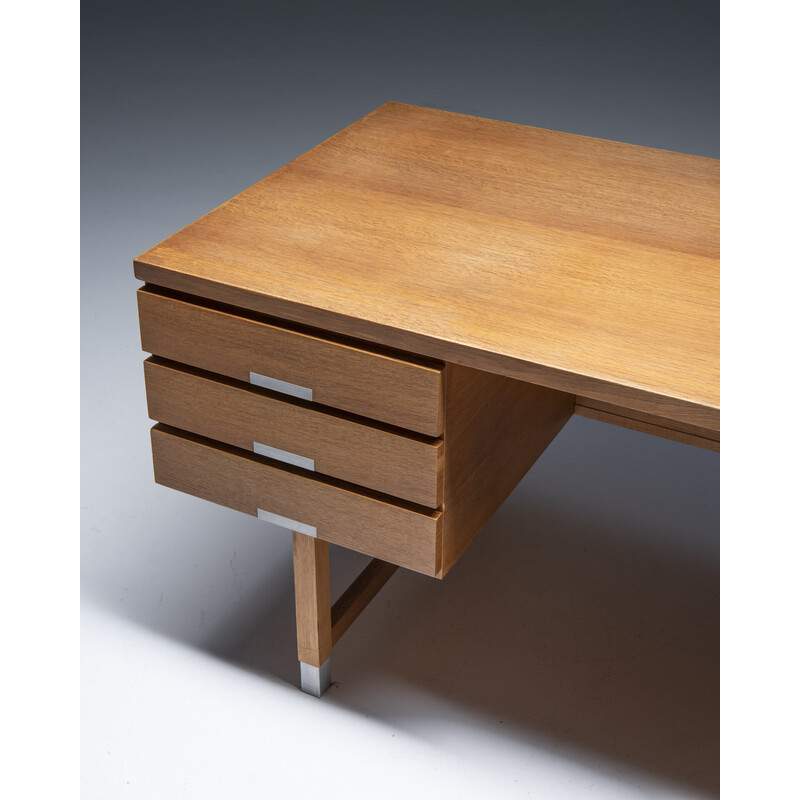 Vintage desk in oakwood by Ejgil Petersen, Denmark 1960s