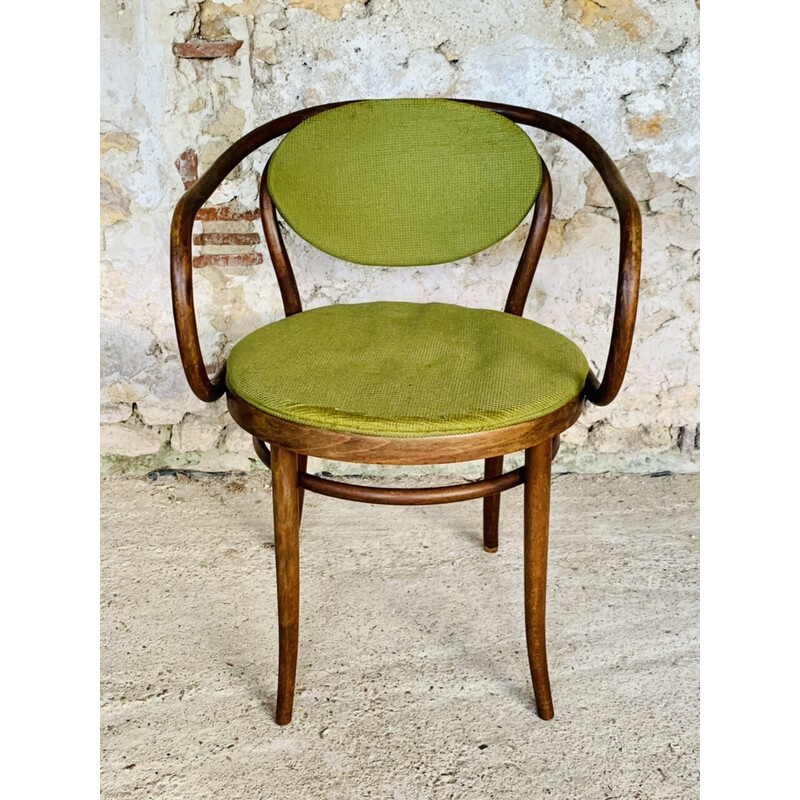 Vintage armchair by Gebrüder Thonet for Ligna, Czechoslovakia 1960