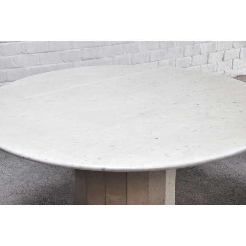 Italian vintage marble dining table, 1970s